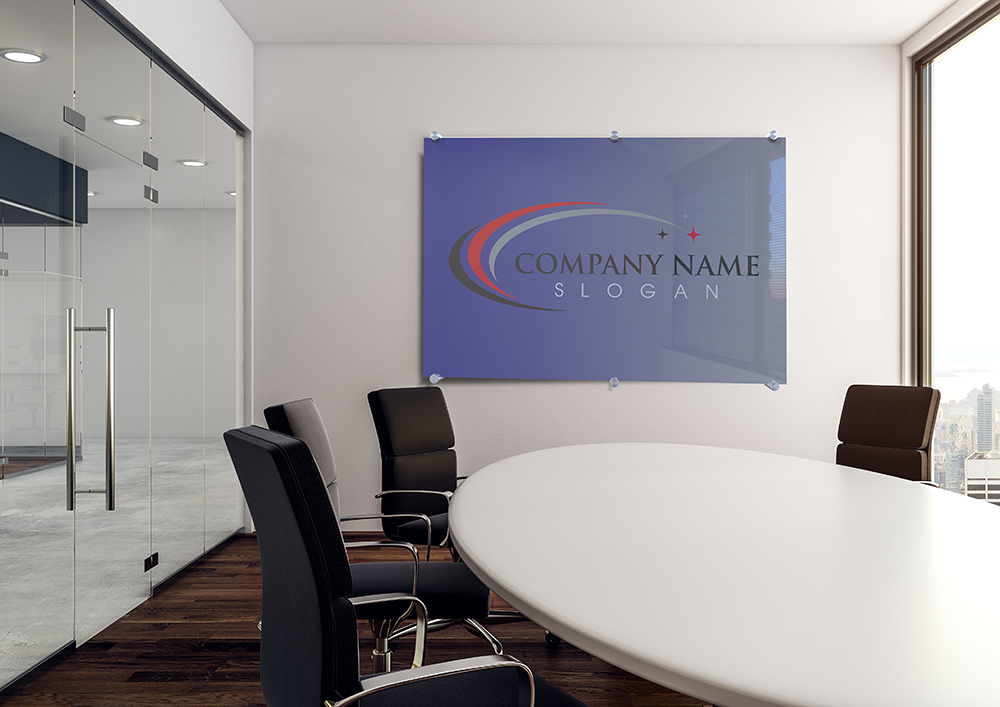 Writing board, brainstorming board or as a designed glass whiteboard