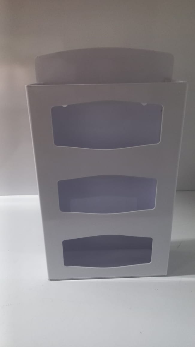 Boxed gloves/masks holder
